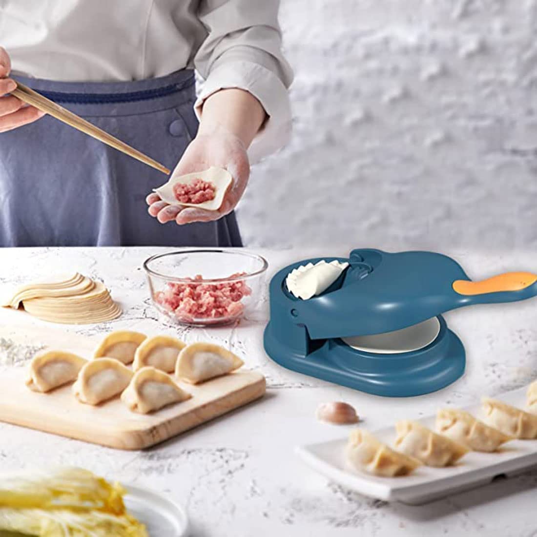 2 in 1 Dumpling Maker or Samosa Making Tool