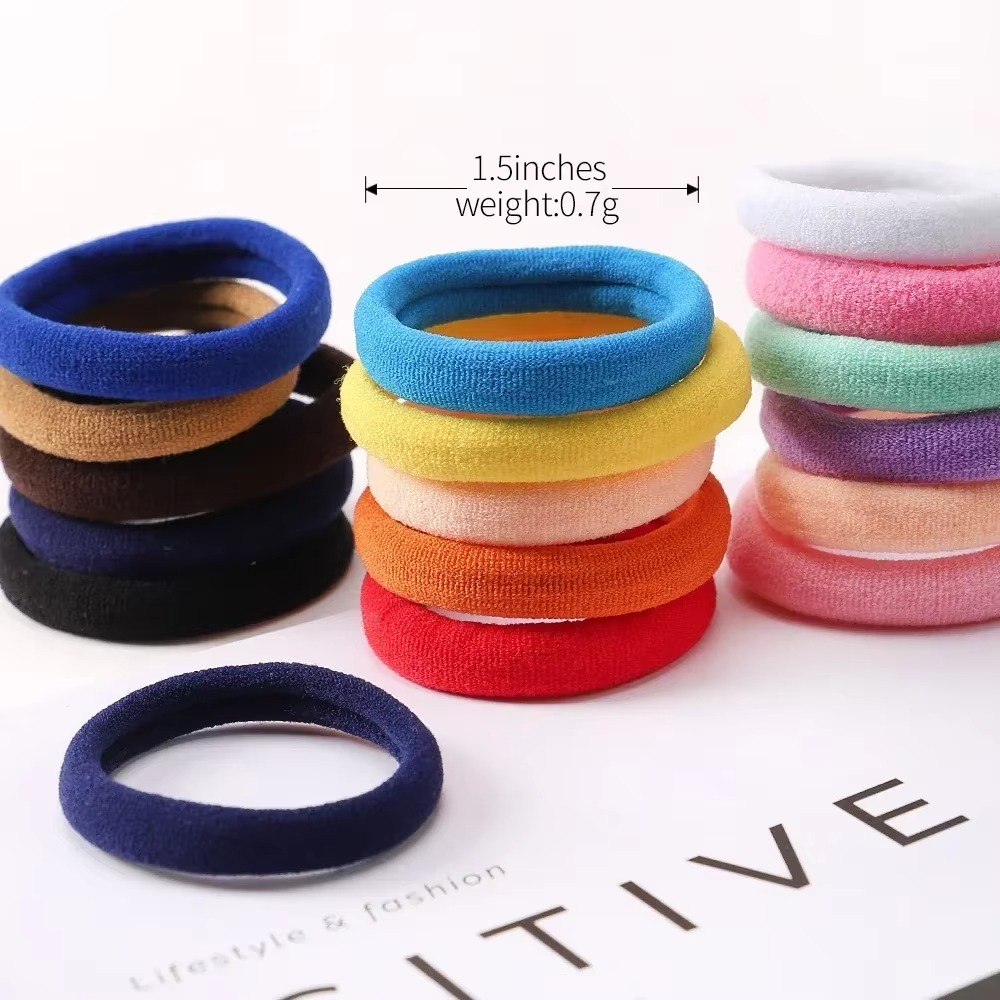 Pack Of 14Pcs Multicolor Hair Ponies For Girls | Soft And Stretchable Hair Bands | Stylish Elastic Hair Ties For Daily Wear And Fashion Hairstyles
